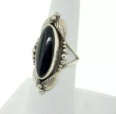 $49.95 • Buy Jack Whittaker Circle JW Phoenix AZ Sterling Silver Black Onyx Ring Size 6.5