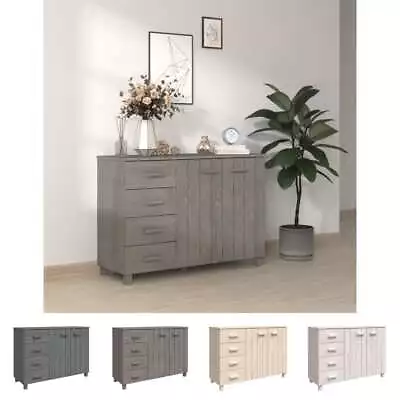 Sideboard Solid Wood Pine Storage Side Cabinet Furniture Multi Colours VidaXL • £132.99