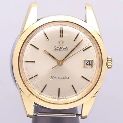 OMEGA AT Ref 166.010 Seamaster Date Silver Dial Watch Ex++ 240209T • $1219.26