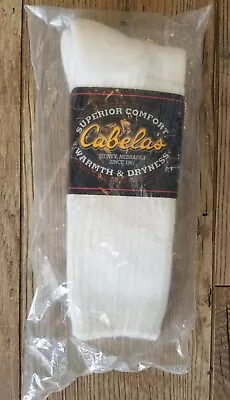 Cabela's Cotton Blend Socks Unisex NEW Mens 5-8.5 Womens 6.5-10 Made In USA! • $14.99