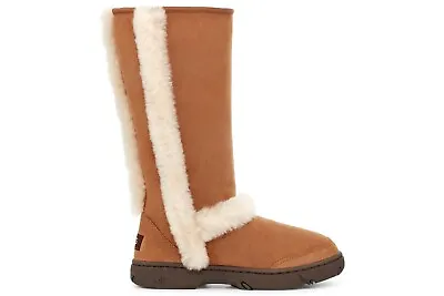 UGG WOMEN SUNBURST TALL - CHESTNUT - 5218 - Sz 9 • $179.99