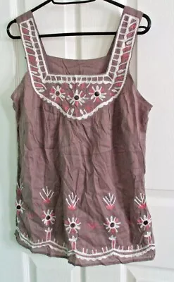 SALE - Vanilla Sands / Bhs - Brown Blouse / Top - Size 10 - BNWT • £0.99