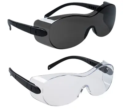 Over Spectacle Safety Anti Scratch UV + Eye Protection Eyewear Glasses  • £7.99