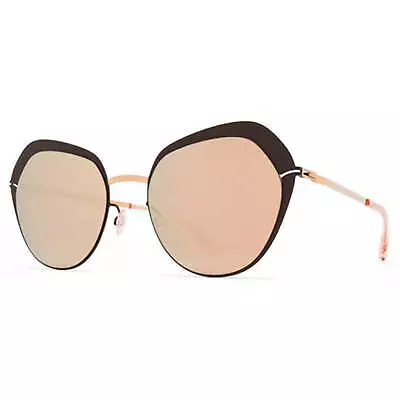 Mykita Women's Sunglasses Champagne Gold/Dark Brown Butterfly METTE CGD/DBR_CGD • $135.78