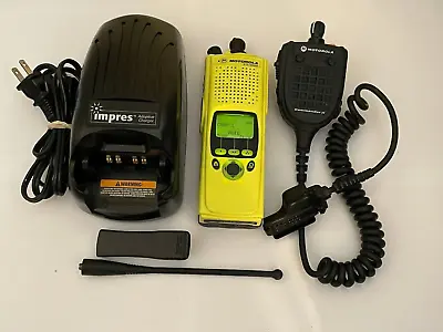 Motorola XTS5000R Model II 700/800Mhz P25 9600 Digital Radio H18UCF9PW6AN Yellow • $175