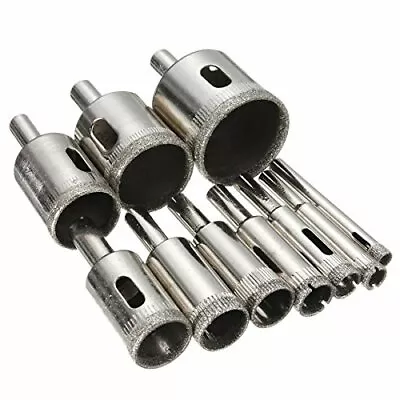 Diamond Drill Bit Set Cutting Hole Maker Hollow Saw For Glass Tile Wood Marble • $6.99