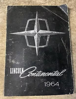 Vintage 1964 Lincoln Continental Owners Manual Maintenance Log OEM • $25