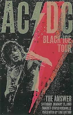 AC/DC-Black Ice Tour Concert Poster • $6.97