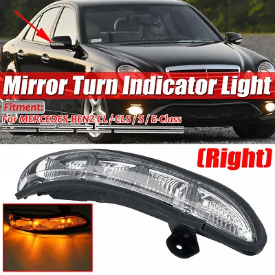 Right Door Mirror Turn Signal Light For: Mercedes E350 CL65 W216 W211 06-09 • $26.64