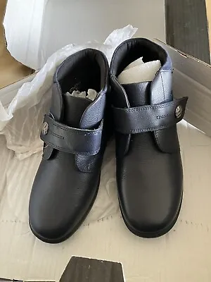 Padders Ladies Navy Ankle Boots BNWT Size 5 • £38.50