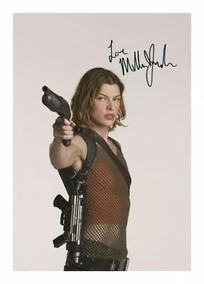 Milla Jovovich - Resident Evil Autograph Signed Pp Photo Poster • £6.89