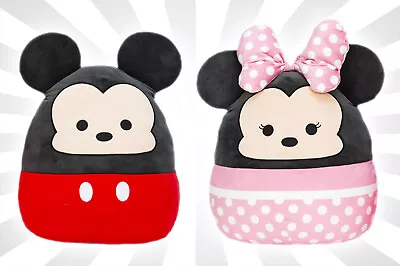 Disney Mickey & Minnie Mouse Squishmallow Set Mini 5  LIMITED EDITION • $24.69