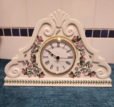 £59.99 • Buy Portmeirion Botanic Garden Large Mantle Clock 33 Cms Wide