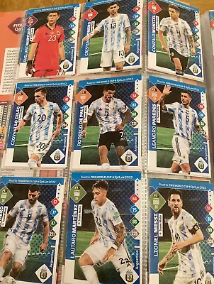 Panini Adrenalyn XL Road To The World Cup 2022  210 Cards = 21 Teams X 10 Cards • £21