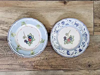 Villeroy & Boch Cottage Salad Plates| Blue | Set Of 2 | 8 In Dia • $38