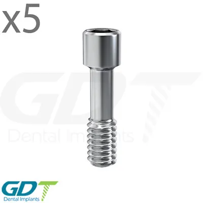 5 Standard Titanium Screw Internal Hex Prosthetics Dental Im Plant GDT Brand • $22.50