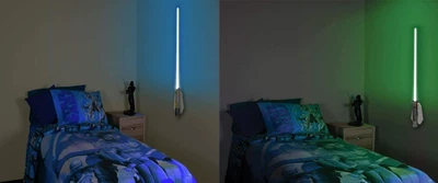$40.95 • Buy Remote Control Luke Skywalker & Obi-Wan Kenobi Star Wars Lightsaber Room Light 
