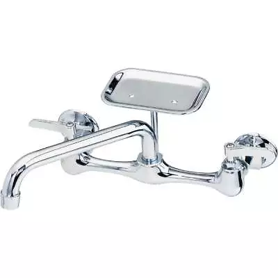 B&K Polished Chrome 2-Handle 12 In. Utility Faucet 123-011NL B&K 123-011NL • $89.25