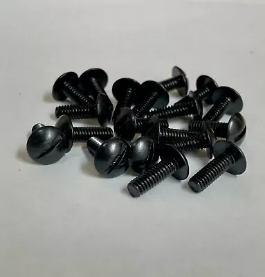 (100) 8-32 X 1/2 Slotted Truss Machine Screw BLACK OXIDE Wide Head #8-32 8/32  • $20.99