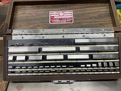 Starrett-Webber Gage Blocks - Metric • $100