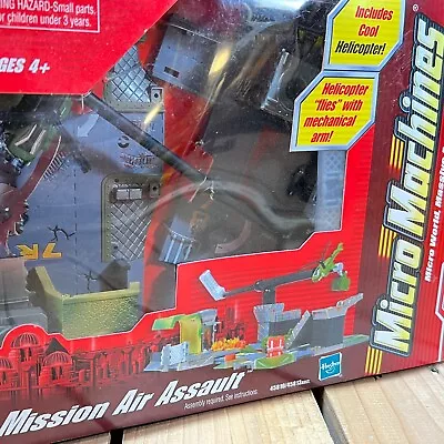 Micro Machines Military Mission Air Assault Play Set New In Box Free Shipping! • $49.88