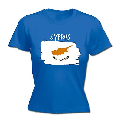 £8.95 • Buy Cyprus Country Flag Nationality Supporter Sports -  Womens T-Shirt Tshirt