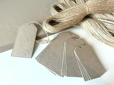 Gift Tags / Christmas / Parcel Brown Tags With (optional) String  • £3.40
