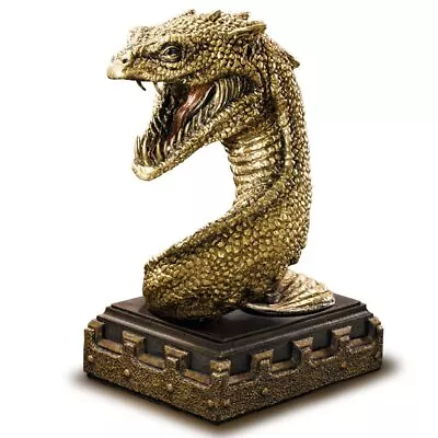 The Noble Collection Harry Potter Basilisk Bookend - 7in (18cm) Hand Painted Boo • $93.78