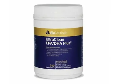 Bioceuticals UltraClean EPA/DHA Plus Ultra Purified Omega-3 Triglycerides Fish • $59.90