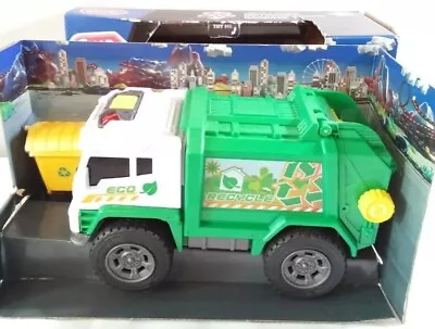 Chad Valley Motorised Garbage Truck With Lights & Sound - Boxed - Length 21cm • £9.50