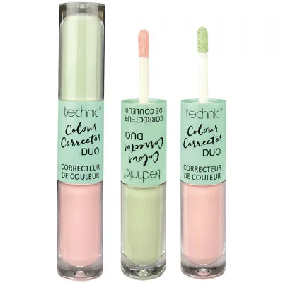 Technic Colour Corrector Concealer Duo Correct Cover Conceal Blemish Correcting • £4.50
