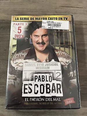 Pablo Escobar: El Patron Del Mal Parte 3 (DVD 2013 5-Disc Set) • $39.99