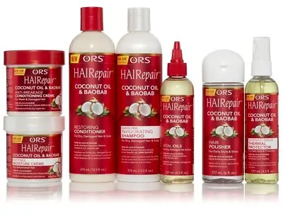 ORS Hair Repair Shampoo/ Conditioner/ Moisture Creme/ Serum/ Balm Full Range • £5.99