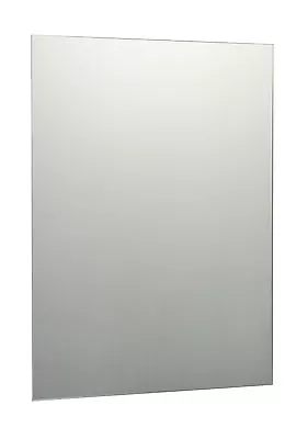 Plain Frameless Unframed Bathroom Mirror With Wall Hanging Fixings • £4.99