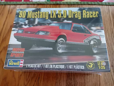 Revell '90 Mustang LX 5.0 Drag Racer 1/25 Plastic Model Kit - New - 85-4195 • $24.99