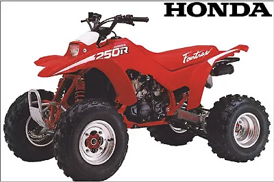 18  X 24  Poster For Honda Trx250r Fourtrax 4 Wheeler    Trx 250r • $17.99