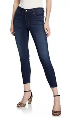 J. BRAND Capri Cropped Skinny Medium Blue Jeans Dark Vintage Women's Size 28 • $11.81