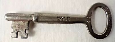 Vintage YALE & TOWNE MFG CO. #T-55 SOLID STEEL Mortise Lock Antique Skeleton Key • $9.99