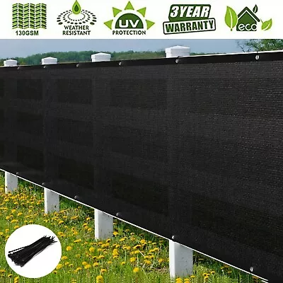 50' Privacy Screen Fence Heavy Duty Fencing Mesh Shade Net Cover Trap Windscreen • $51.29