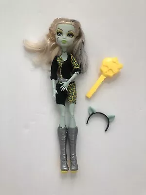 Monster High Doll Frankie Stein Freaky Fusion Mattel 2008 As-Is Cat Ears Brush • $14.99