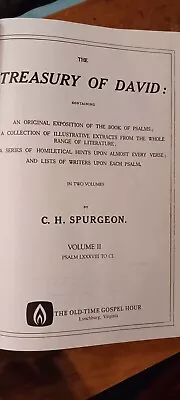 The Treasury Of David By C.H.Spurgeon Vol. 2 • $15.02