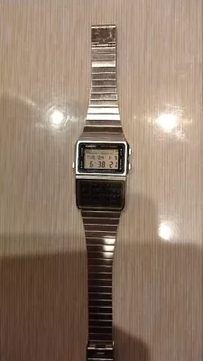 Casio DBC-610 Vintage Digital Data Bank Telememo Calculator  Men's Watch 1985 JP • $85