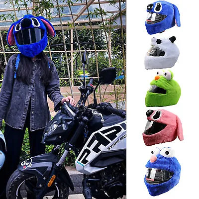 Motorcycle Helmet Hat Cover Motorbike Funny For Outdoor Full Helmet • $23.91