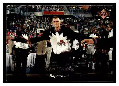 1995 Upper Deck  #291 Zan Tabak - Toronto Raptors • $1.75
