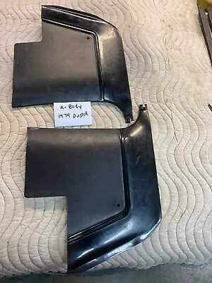 1967-76 MOPAR A-BODY 1974 PLYMOUTH DUSTER/ Swinger BLACK Kick PANELS TRIM • $165