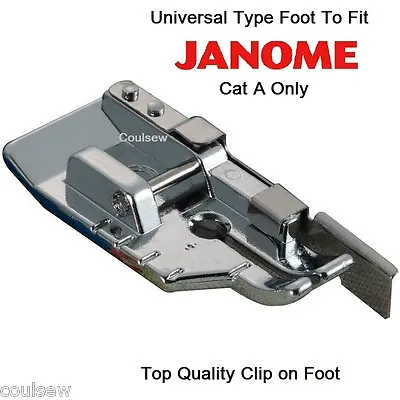 1/4 INCH PATCHWORK QUILTING FOOT + GUIDE Fits Cat A JANOME SEWING MACHINES • £6.50