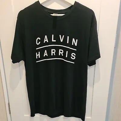 Calvin Harris T-shirt Cream Mallorca Vintage Bcm Planet Dance Official Merch Lge • £15.97