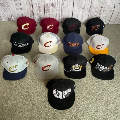 Lot Of 13 Cleveland Cavaliers Snapback Hats New Era Mitchell & Ness Adidas NBA • $120