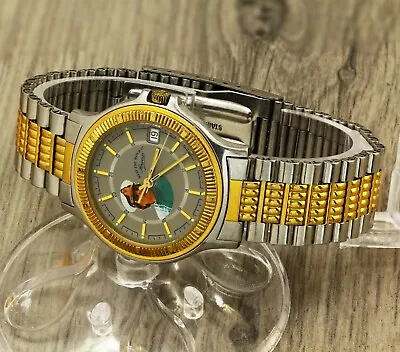 West End Watch Co Sowar Quartz Swiss Made Wristwatch RARE Dial Muammar Gaddafi • $799.99