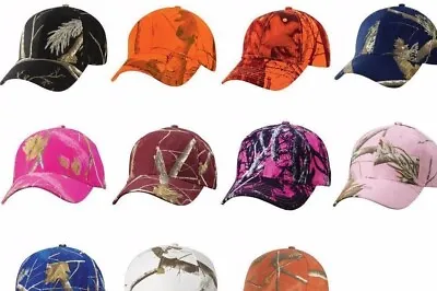 Kati Cap Realtree AP Snow Mossy Oak Break Up Blaze Camo Camouflage Baseball Hat • $11.95